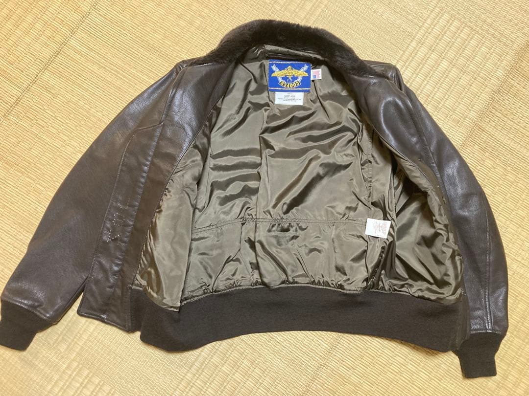 極美品　G-1 フライトジャケット COOPER クーパー　42R ゴートスキン
