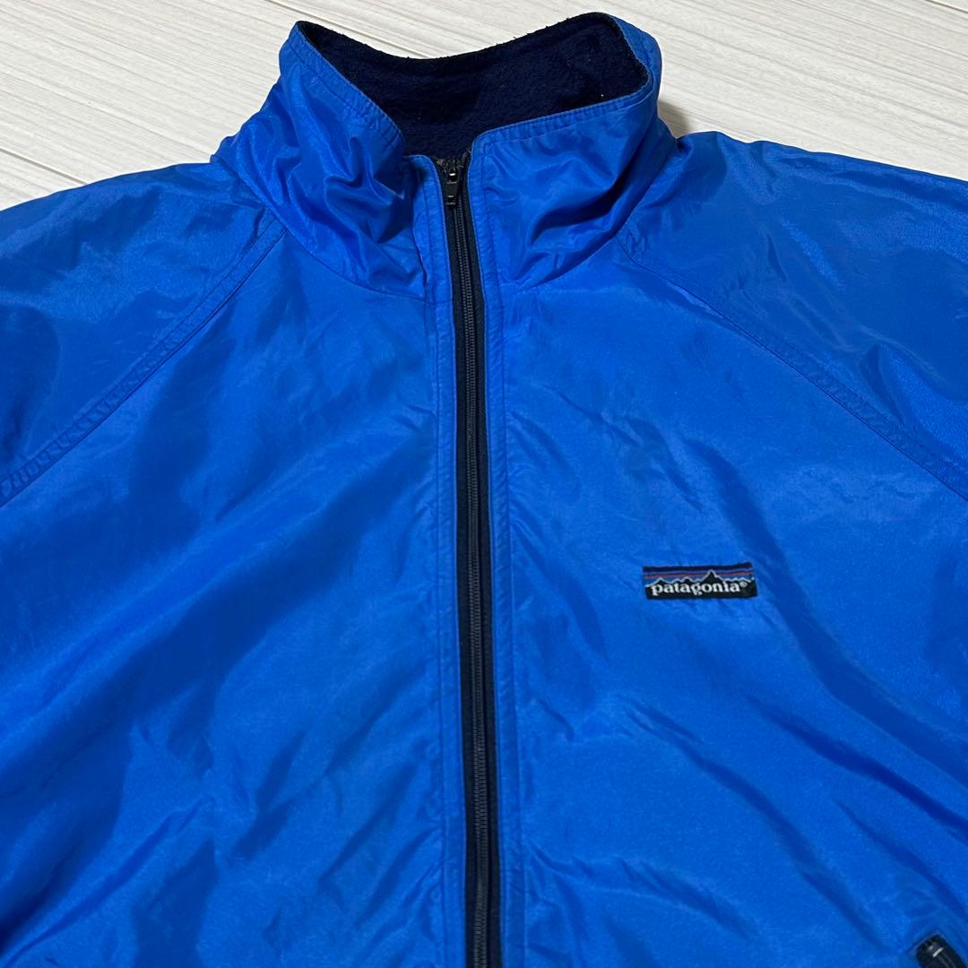 パタゴニア シェルドシンチラ キャプリーン ブルー 80s L