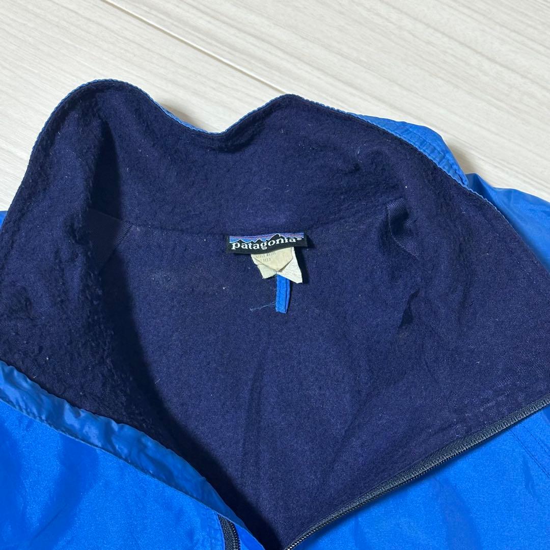 パタゴニア シェルドシンチラ キャプリーン ブルー 80s L