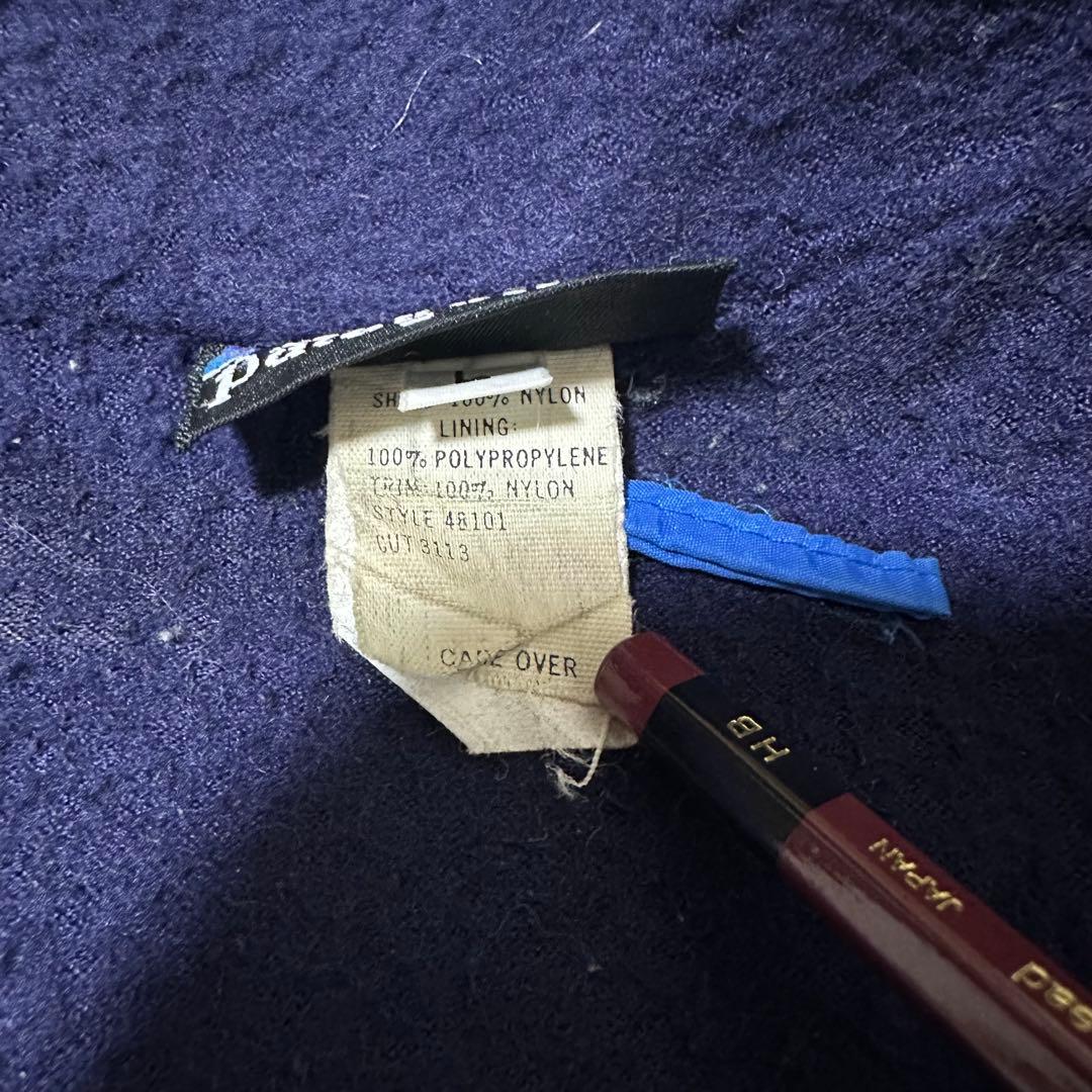 パタゴニア シェルドシンチラ キャプリーン ブルー 80s L