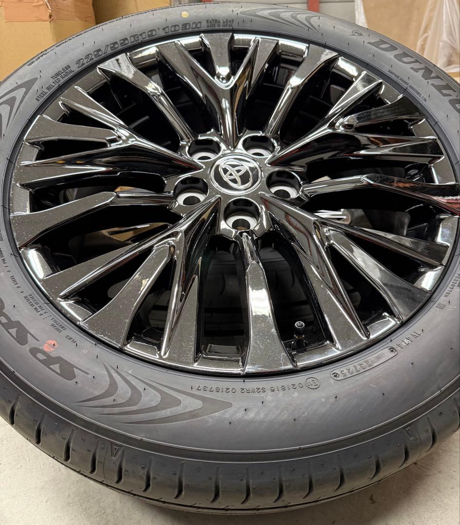 40ヴェルファイア　新車外し　7km ブラックスパッタリング　19インチ