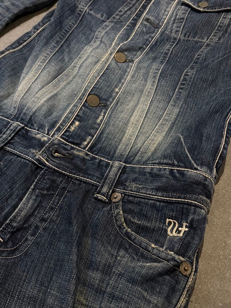 DELAY BY WIN&SONS オールインワン　サイズ1 デニムつなぎ