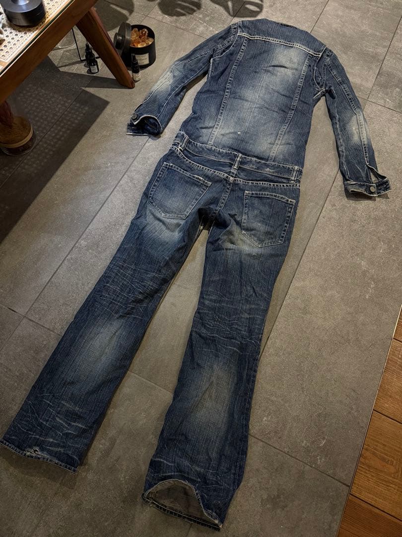 DELAY BY WIN&SONS オールインワン　サイズ1 デニムつなぎ