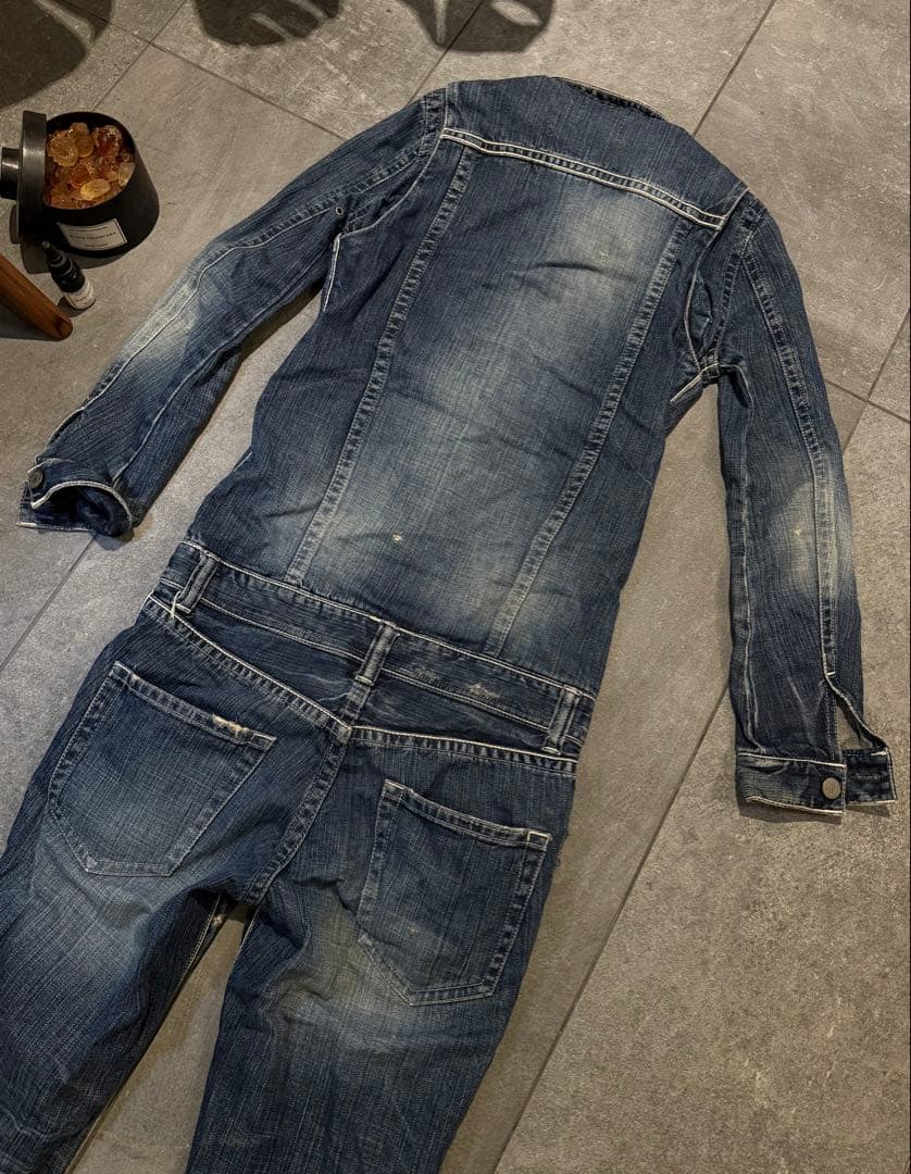 DELAY BY WIN&SONS オールインワン　サイズ1 デニムつなぎ