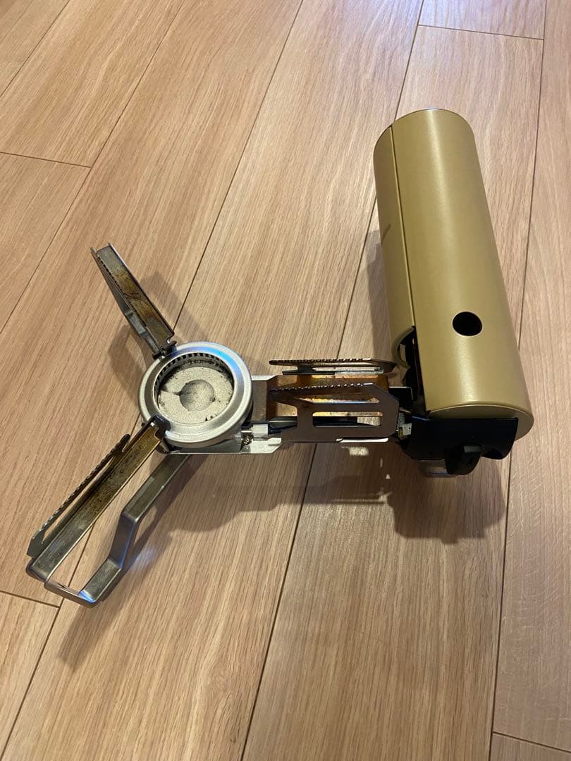 【純正ケース付き】スノーピーク&CAMPバーナー カーキ