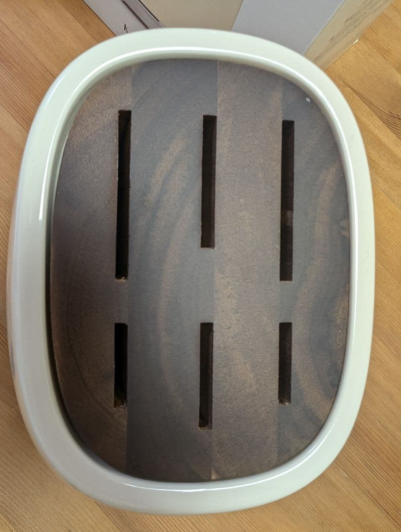 MR　SMEG ナイフブロック クリーム　包丁立て　ナイフスタンド