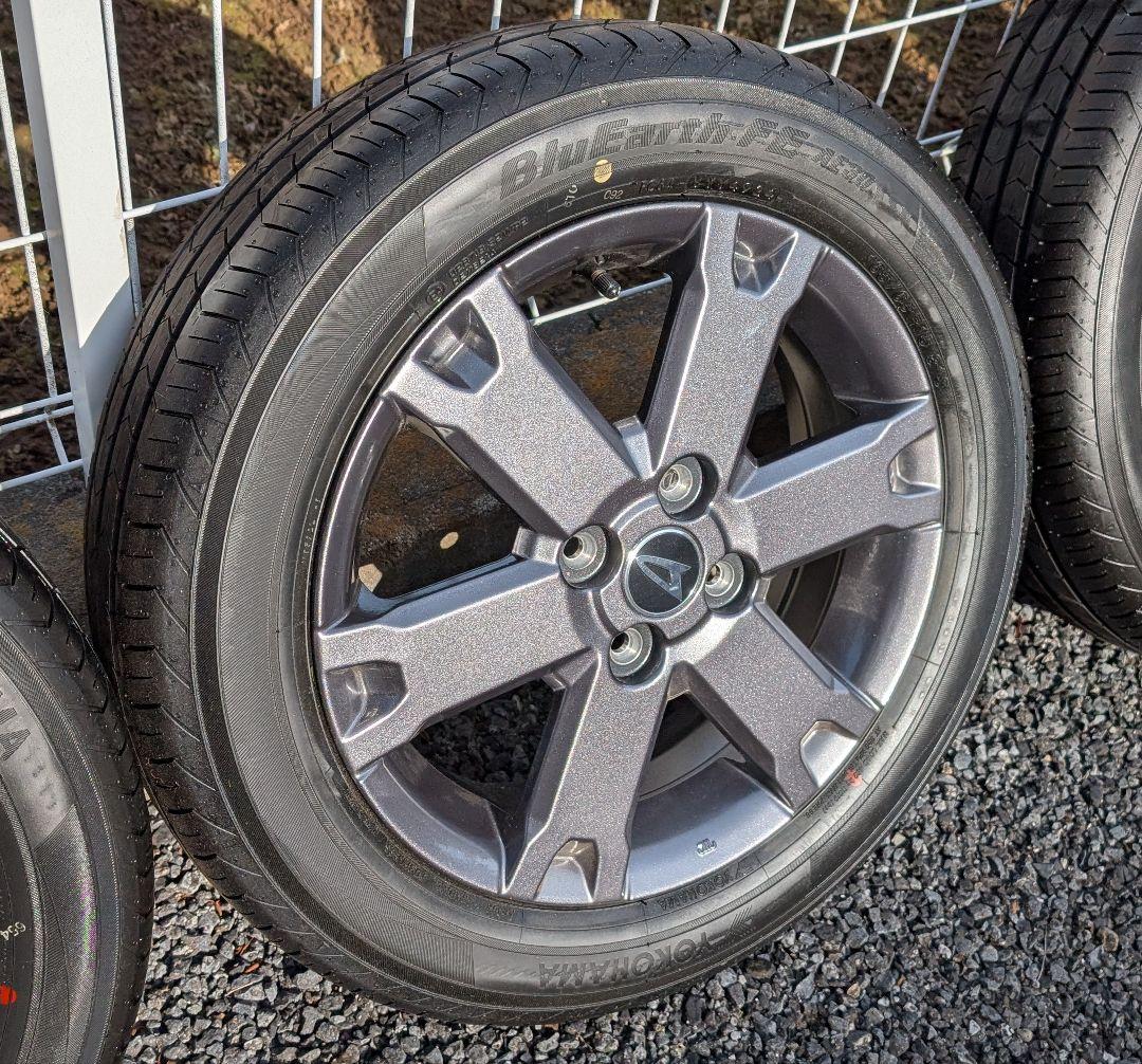 タフトダーククロムベンチャー新車外しタイヤセット