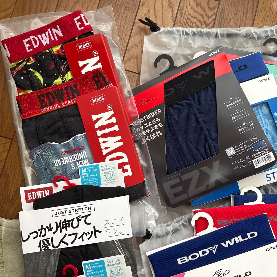 EDWIN & BODY WILD ボクサーパンツ27枚セット M 未使用品