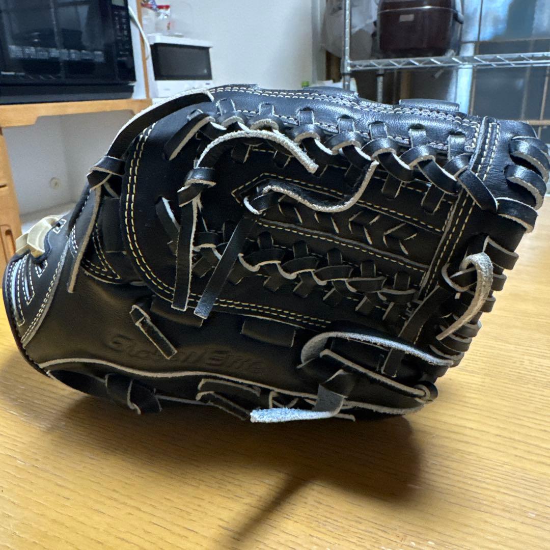 Mizuno グローバルエリート　 黒 レザー グローブ 右投げ用