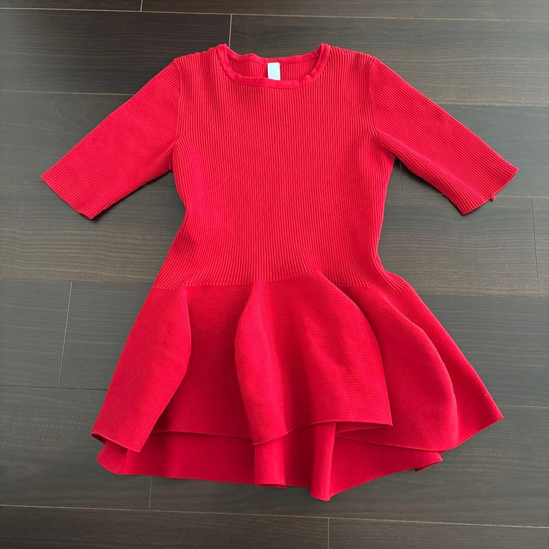 CFCL 赤ニットトップス