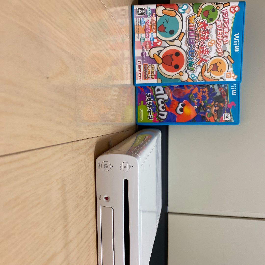 Wii U本体　スプラトゥーン及び太鼓の達人のカセット