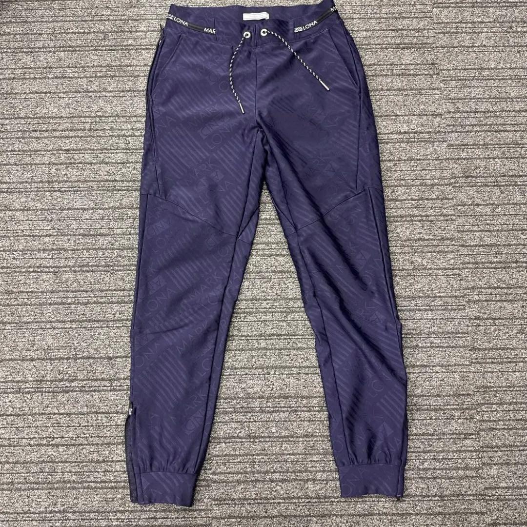 マークアンドロナ　パンツ　紫　訳あり