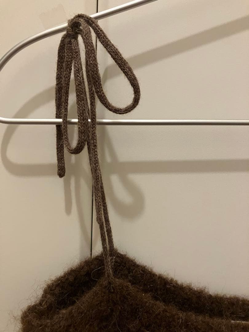 トップス THE SHISHIKUI CAMI KNIT / BROWN