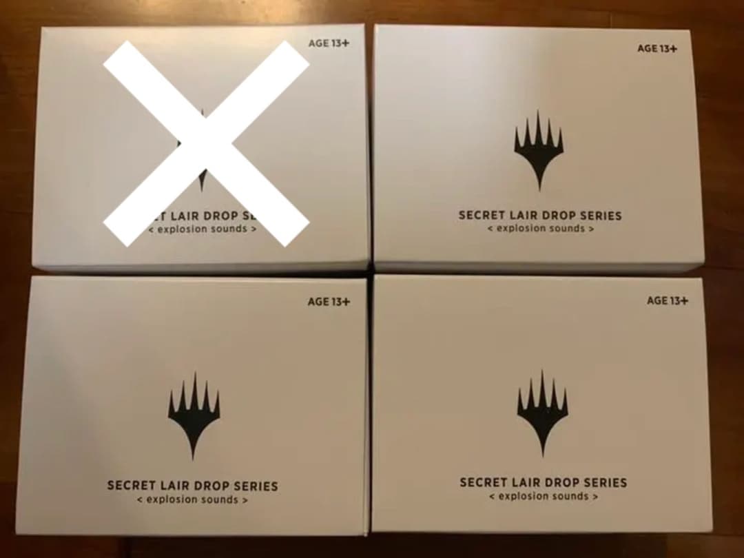 SECRET LAIR「Explosion sounds」×3個セット MTG