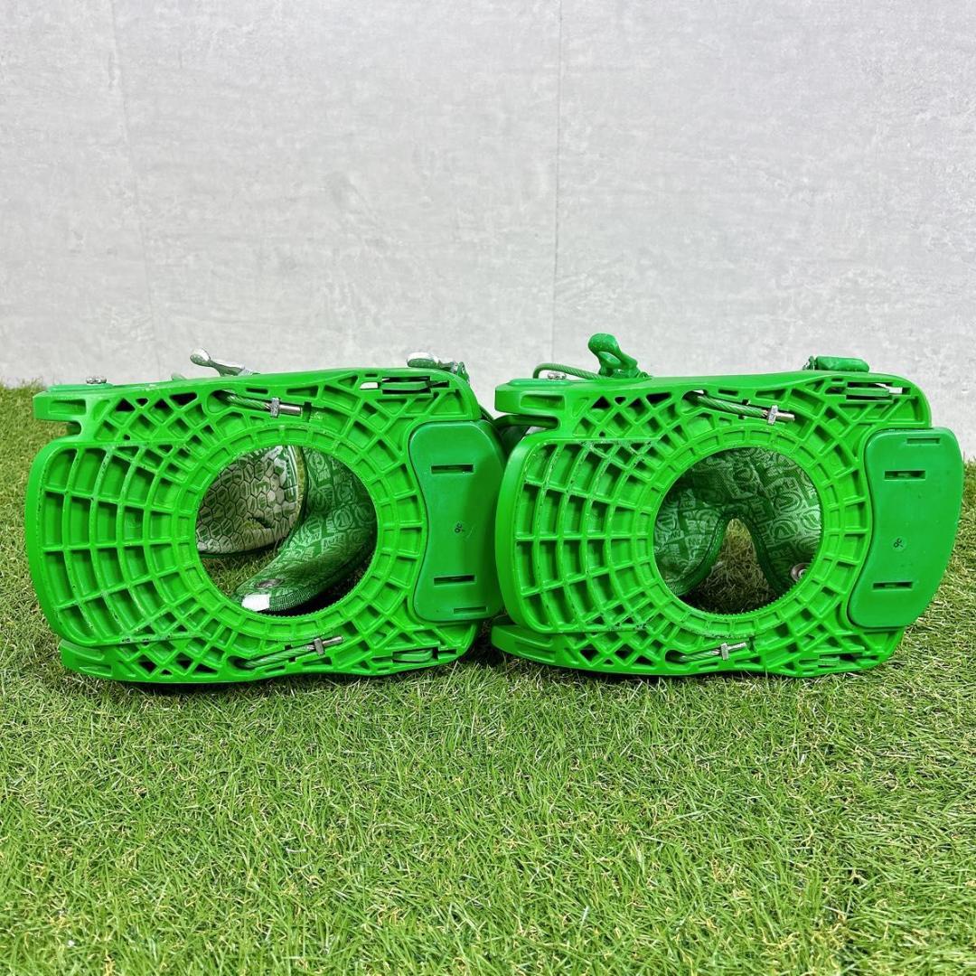 FLOW ビンディング　フロー　Mサイズ　グリーン　バインディング　スノーボード