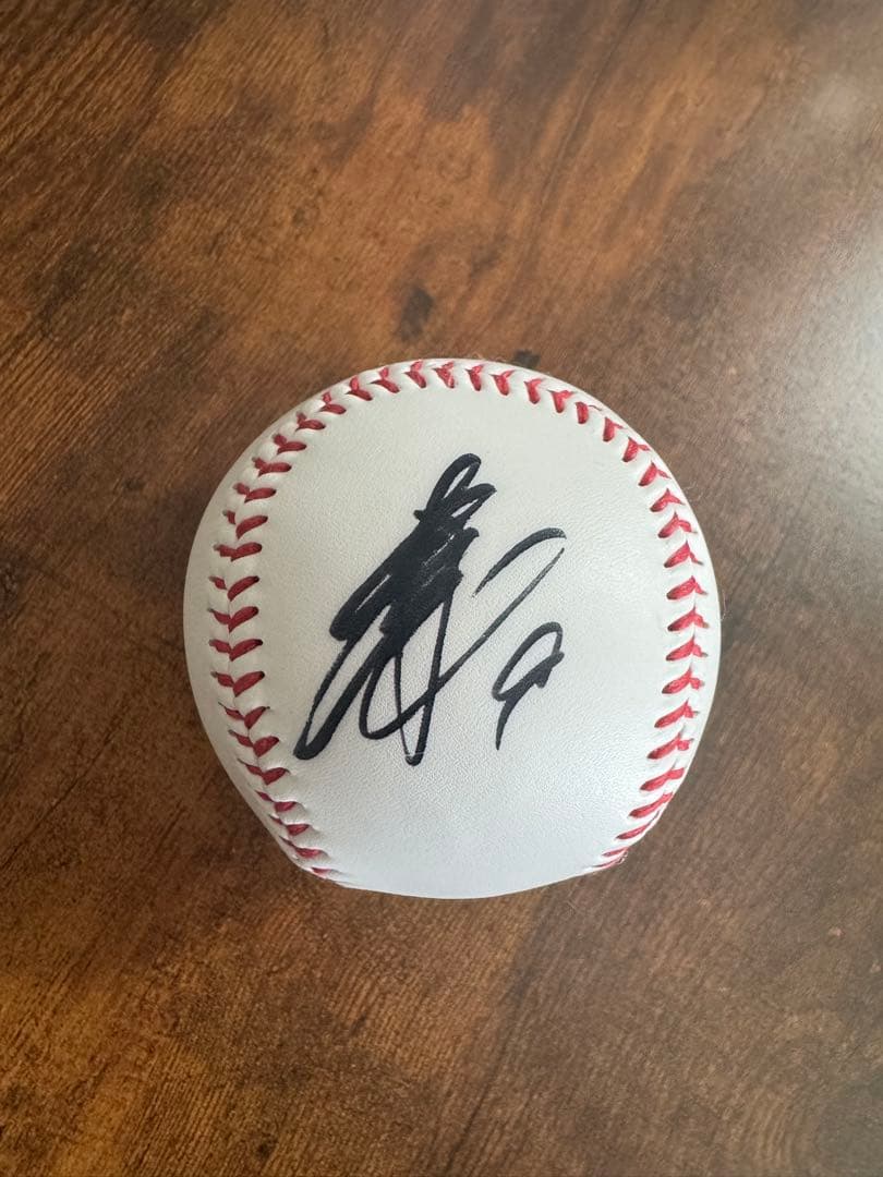 直筆サイン入りボール ソフトバンクホークス　柳田悠岐選手