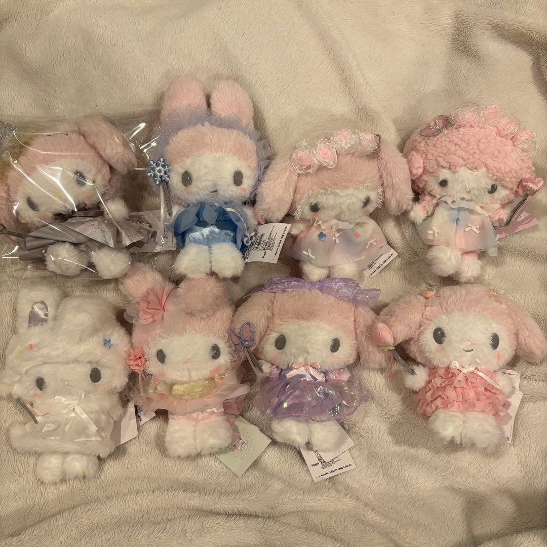 サンリオマイメロディぬいぐるみ50周年 8種コンプ