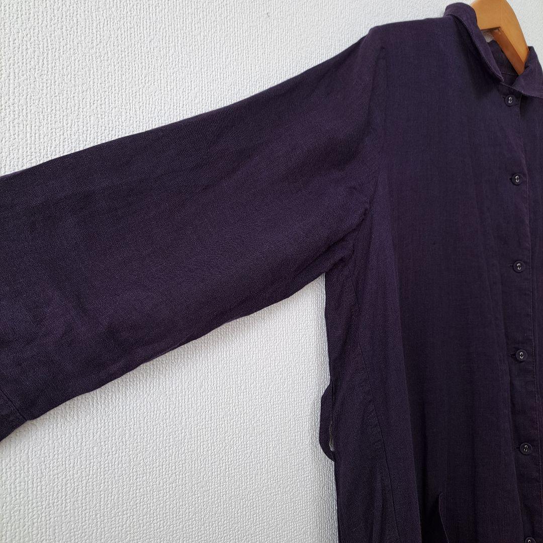 美品 fog linen work フォグリネンワーク リネンワンピース 麻