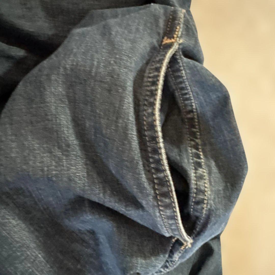 45R モンプチデニムのオンザビーチドレス（インディゴ 重）