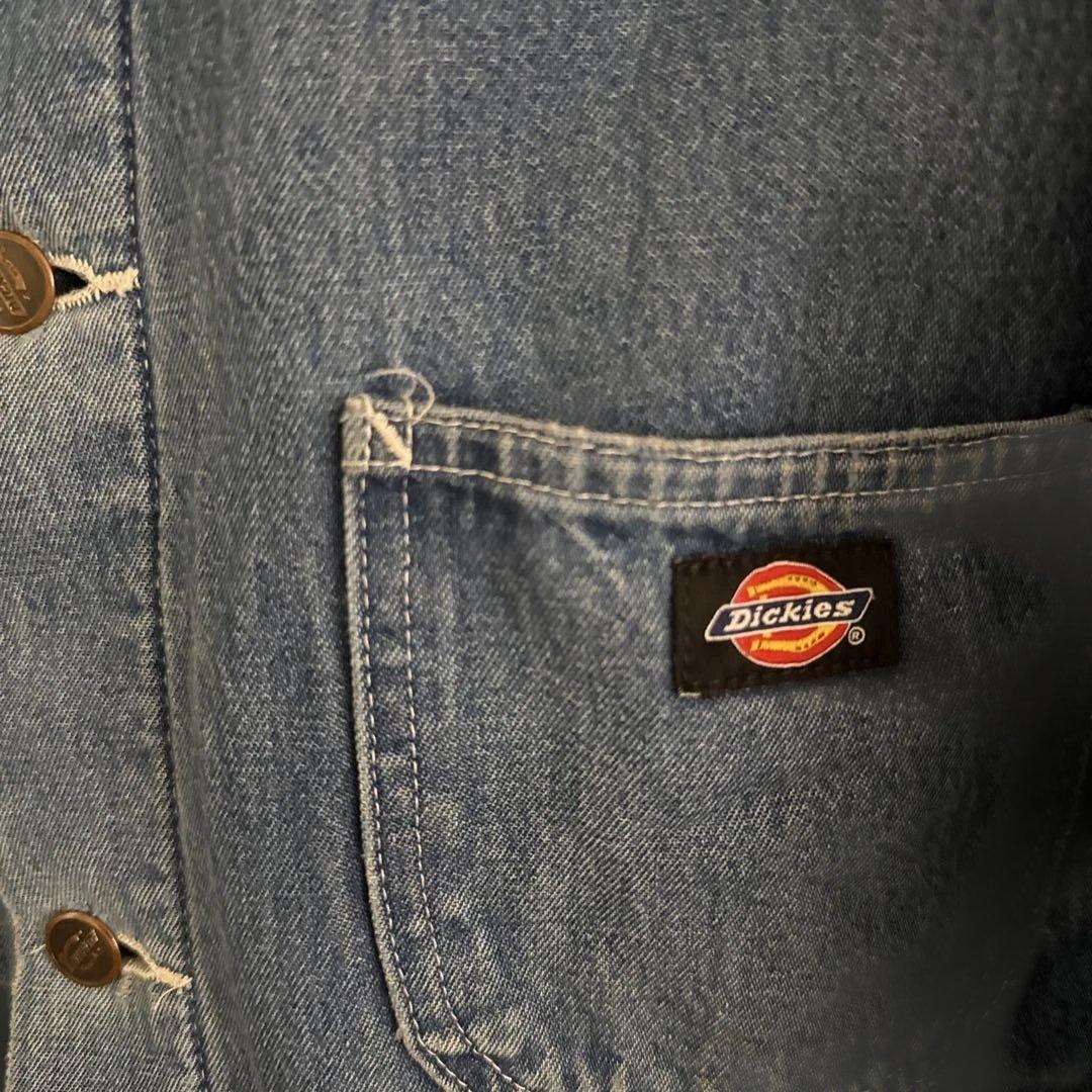 Dickies ブランケットデニムカバーオール　ディッキーズ フェード　ボロ