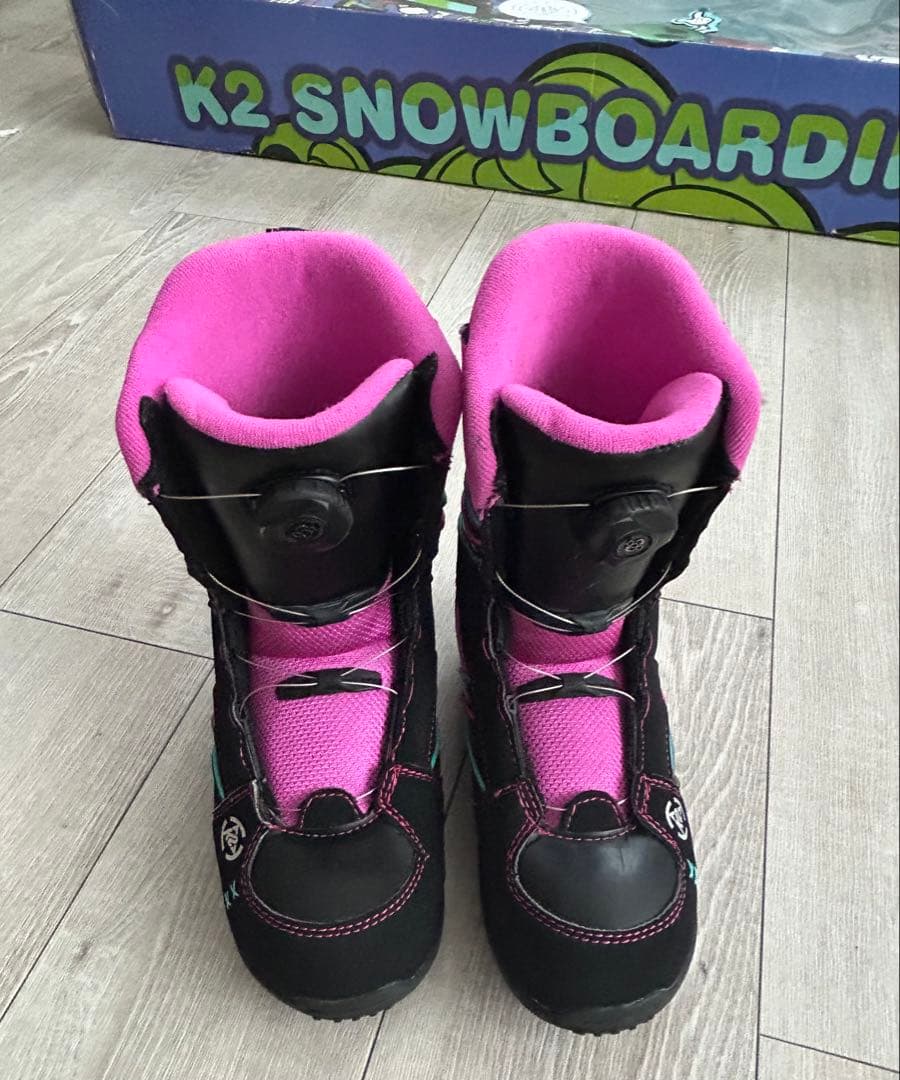 K2 子ども用スノーボード110㌢ビンディングブーツ21㌢3点セット