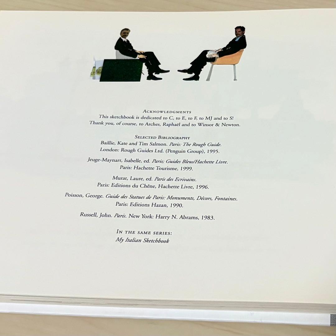 【洋書•レア】 My Paris Sketchbook アートブック