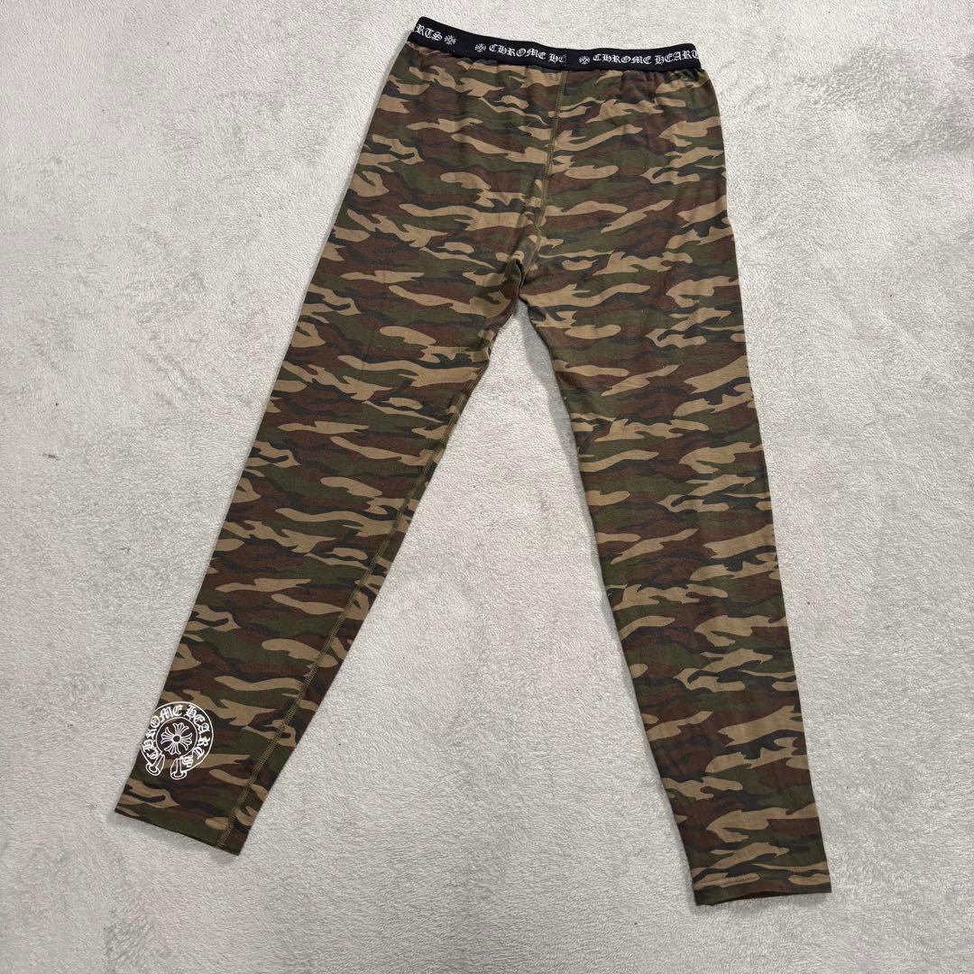 クロムハーツ CHスクロールスプリント レギンス タイツ カモフラ柄 M