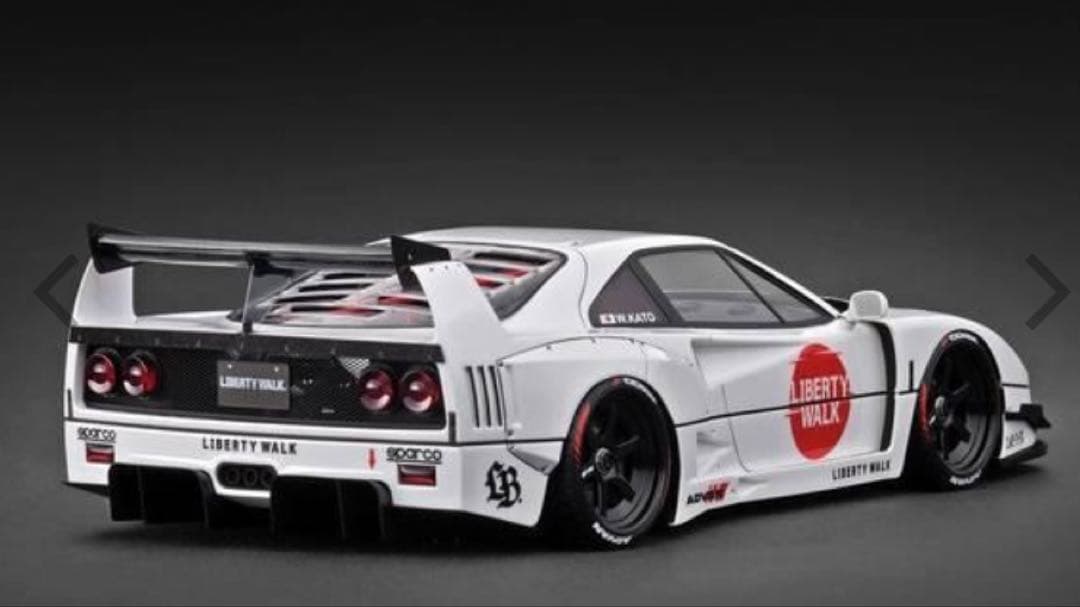 イグニッションモデル1/18 LB-WORKS 40 White IG3752