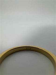 K18ゴールド エンボスリング1.08g 9号