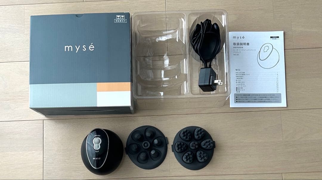 ヤーマン ミーゼ ニードルヘッドスパリフト MS-32G ブラック　美品家庭美容