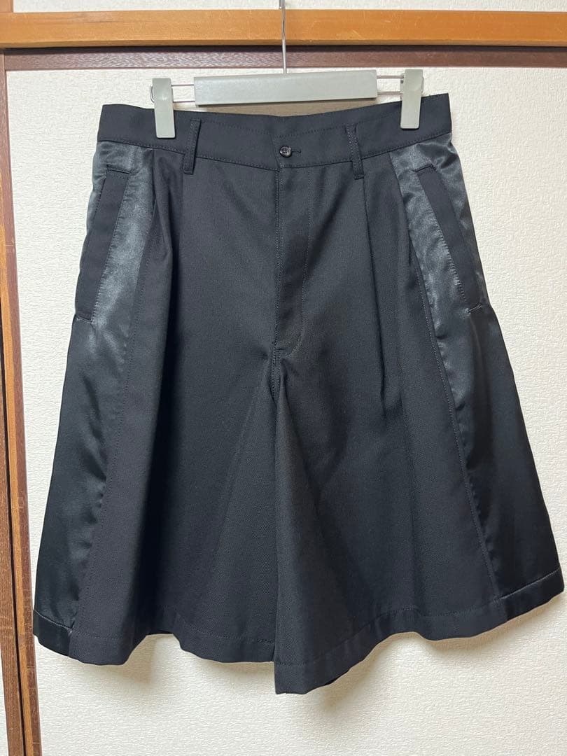 内*聖様 コムデギャルソンシャツコレクションlook24ssワイドショーツプリュ