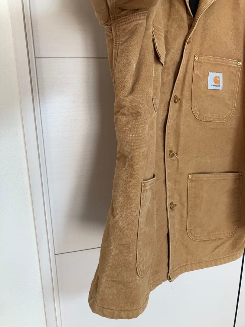 ワンウォッシュUSA製 38カーハート チョアコートミシガンコート