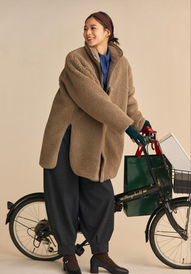 mizuiro ind（ミズイロインド） タック ヘムパンツ