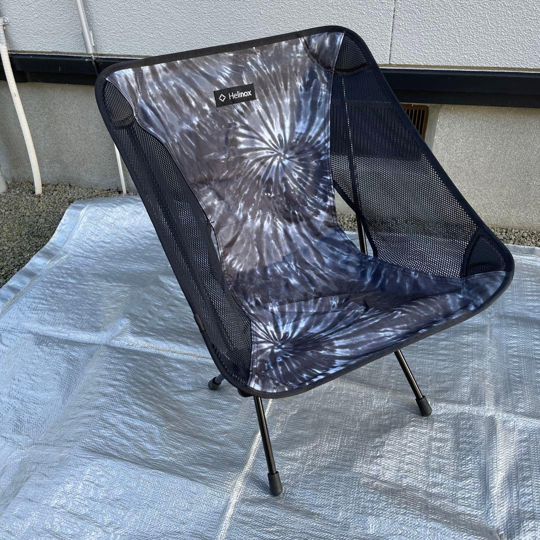 【値下げしました】Helinox タイダイ柄 アウトドアチェア　ボールフィート付
