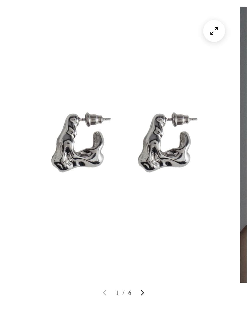 カ*お様 Jent Louis Silver Drop pierce jentl