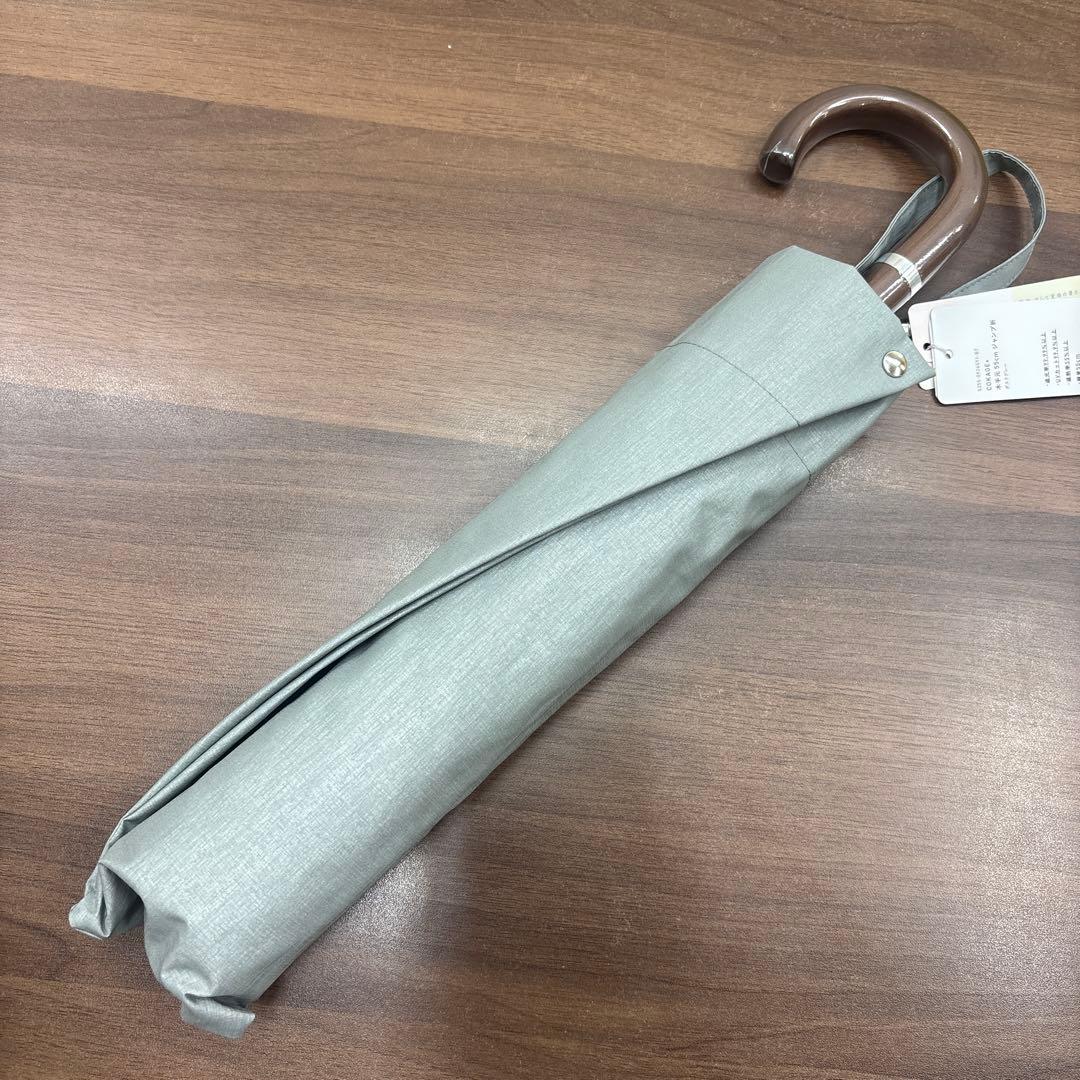 COKAGE+ 木手元 55cm 日傘 ダスクグレー ジャンプ折 折りたたみ