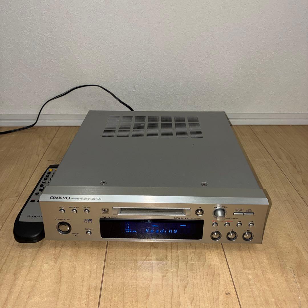 【ジャンク】ONKYO MD-133 MDデッキ ジャンク　通電可能