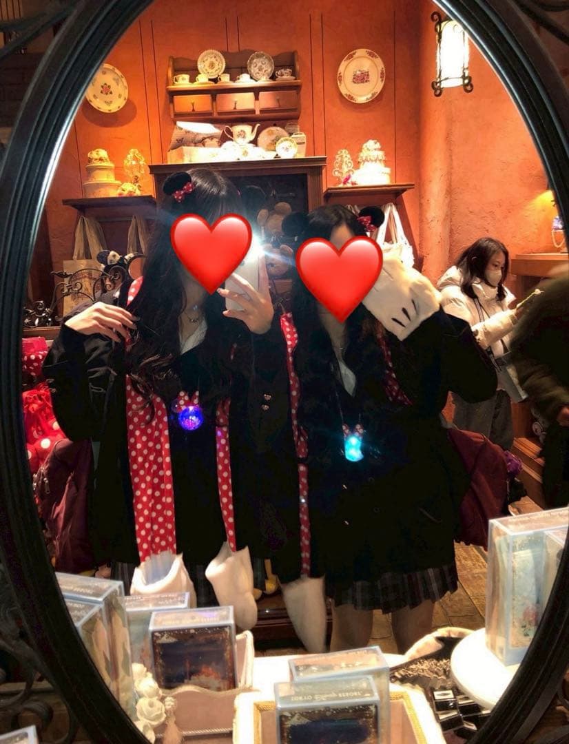 ディズニー ミニーマフラーキャップ ヘアピン セット