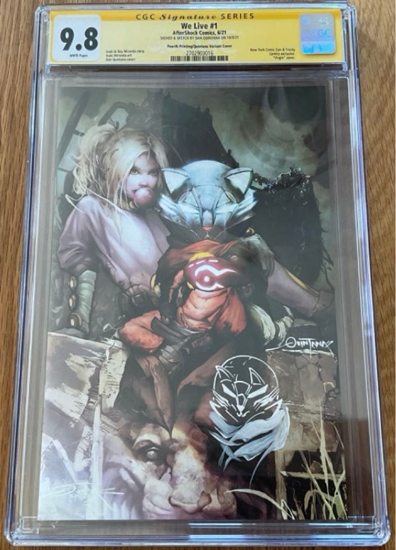 We Live #1 サイン・スケッチ入り CGC 9.8 アメコミリーフ