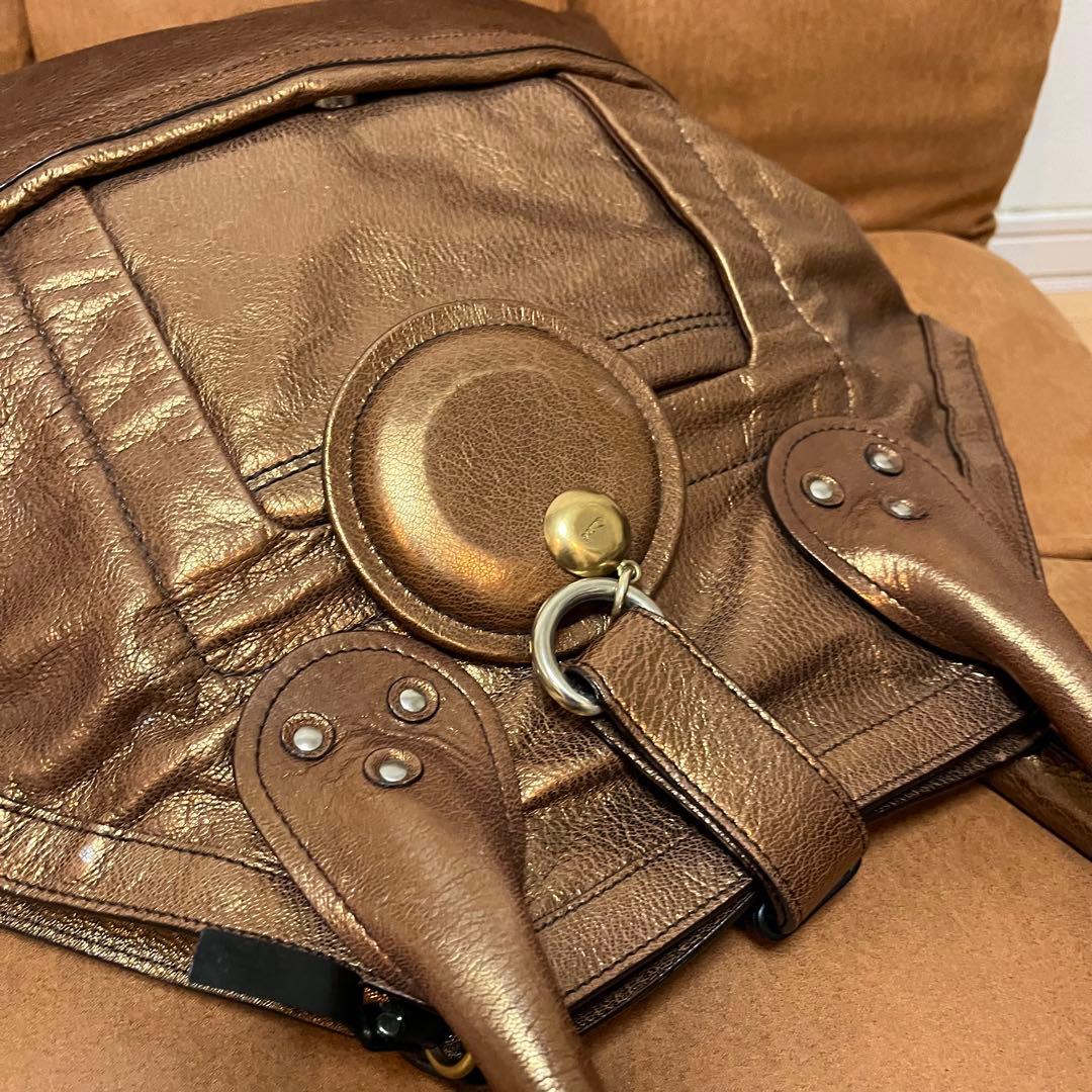 クロエ Chloé ハンドバッグ ブロンズ 7AS823