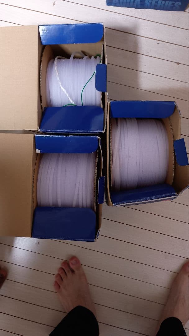 シリコンタイプ エアーチューブ ハイソフト 100m 3箱まとめ売り