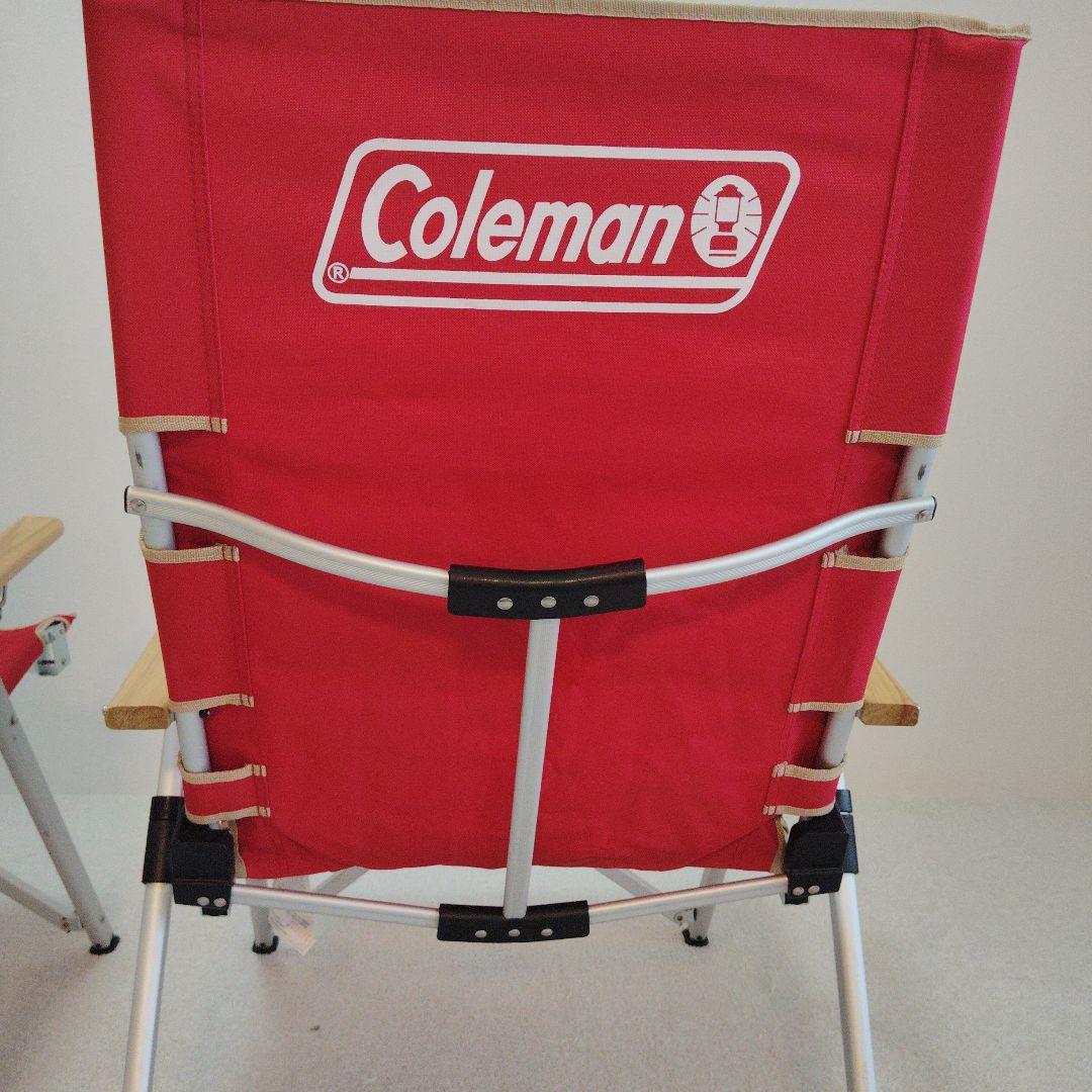 【2個セット】Coleman　レイチェア　レッド