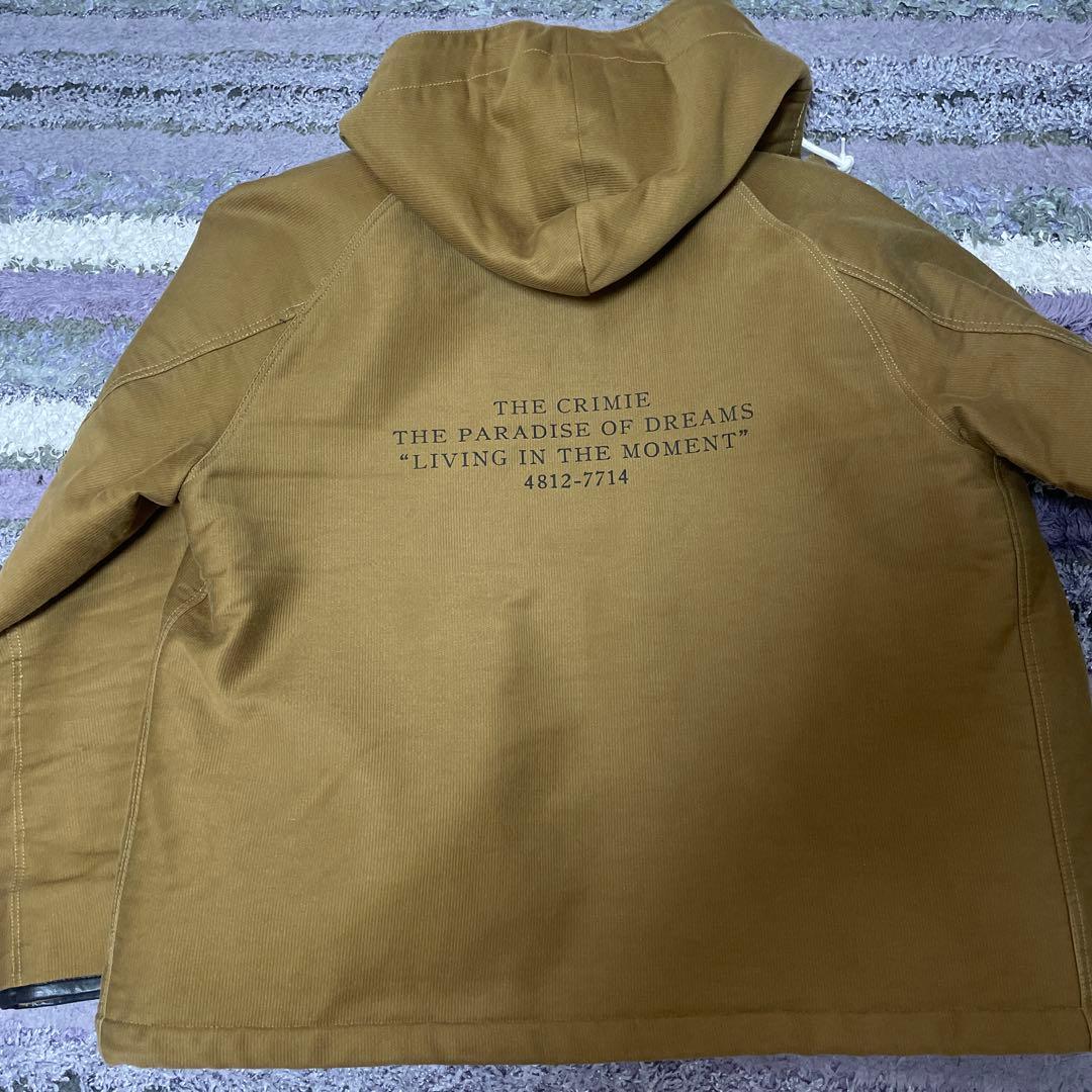 THE CRIMIE カーキ ミリタリージャケット　ヒョウ柄　2XL