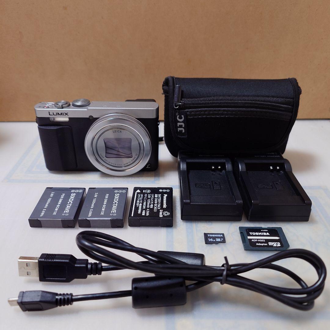 LUMIX DMC-TZ70 光学30倍ズーム バッテリー×3 SDカード付き