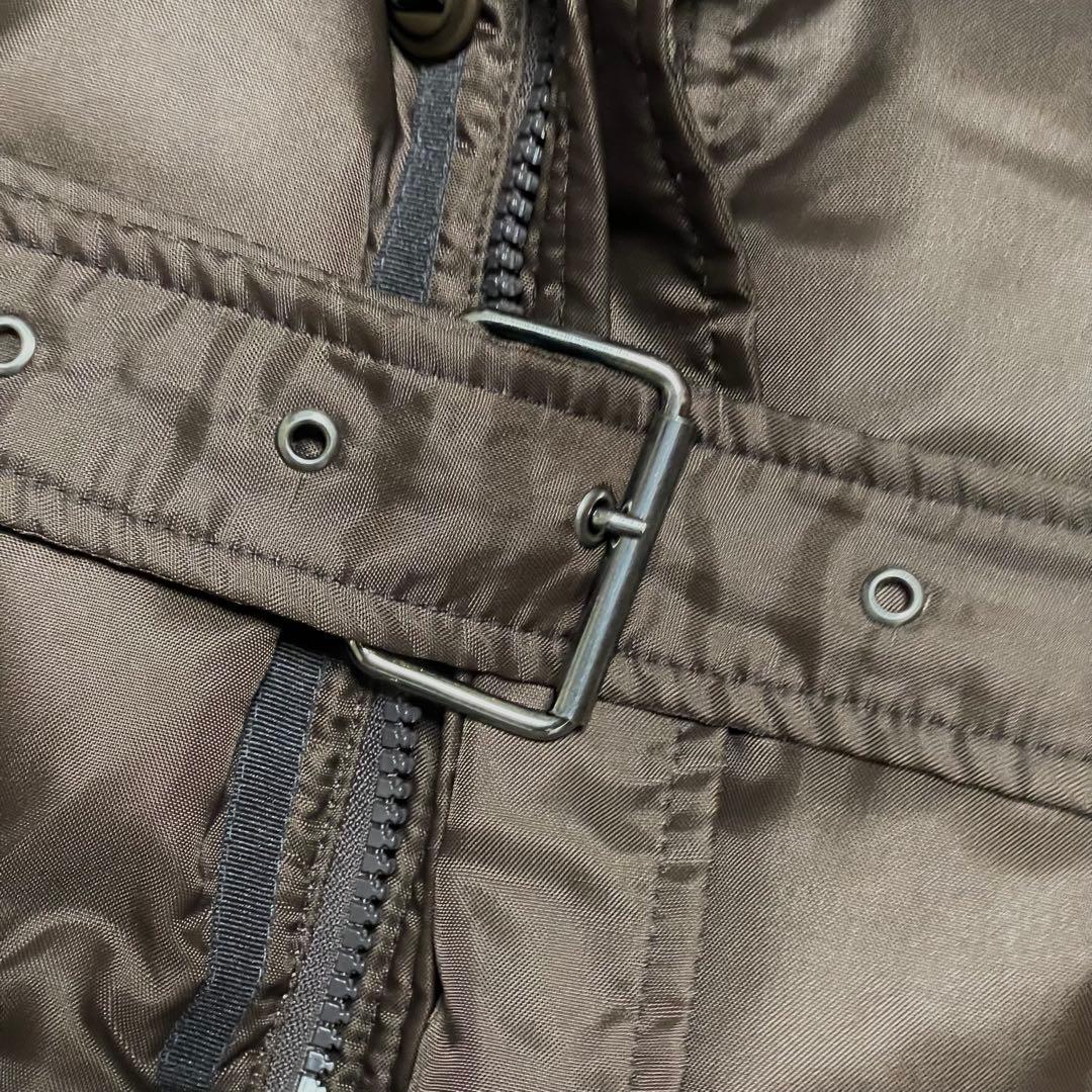 極美品 バーニーズニューヨーク ダウンジャケット イタリア製 ダークブラウン