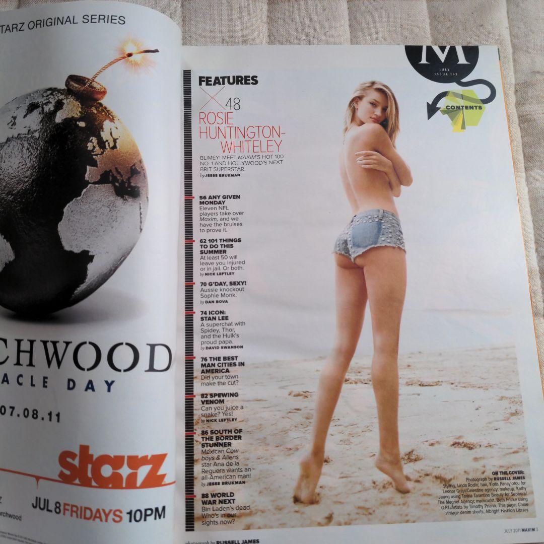 その他 Maxim july 2011 Rosie Huntington