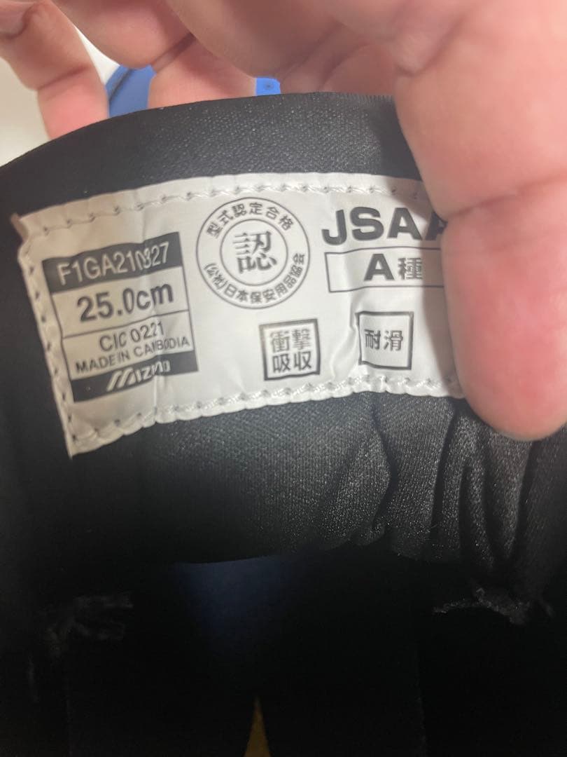 MIZUNO ミズノ 安全靴 BOA 25cm 新品 軽量 オールマイティ