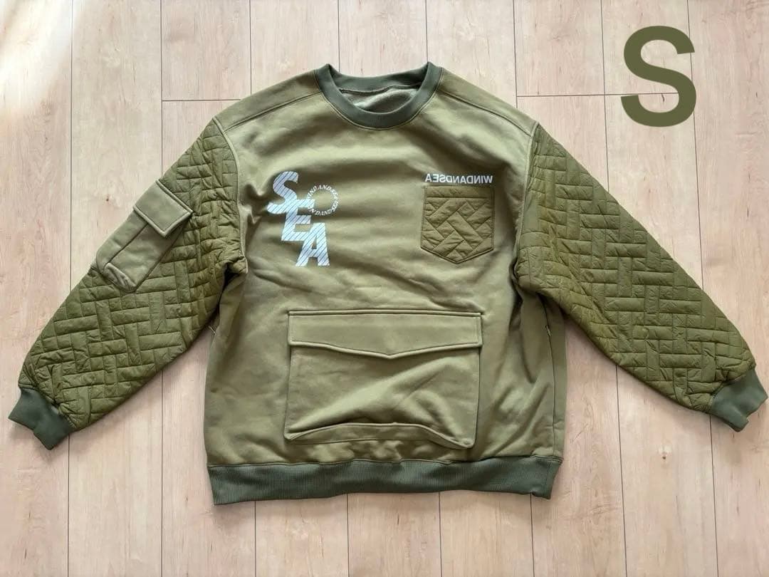 W&SウィンダンシーQuilting Crew Neck Swat 2023SS