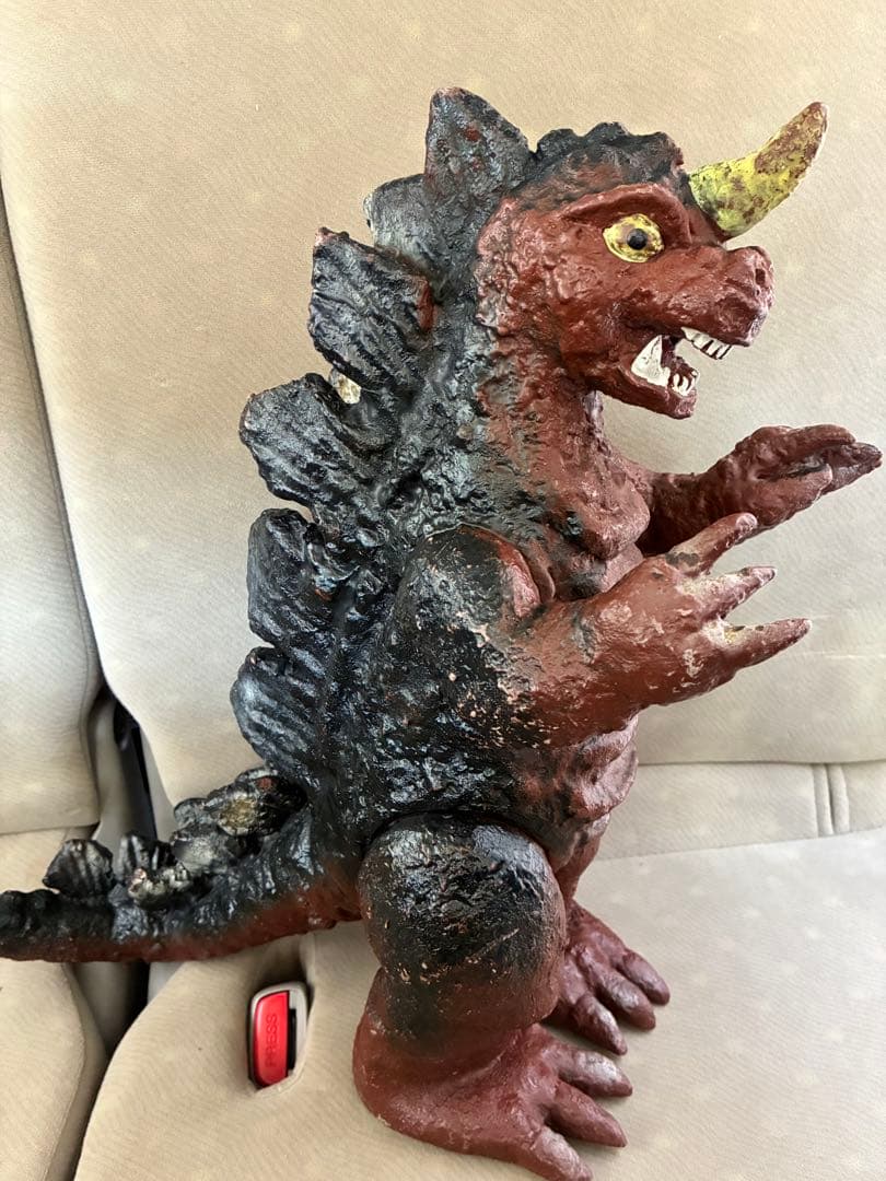 当時物　マルサン　キングゴジラ　ソフビ　オリジナル　パチ　怪獣　ブルマァク　恐竜