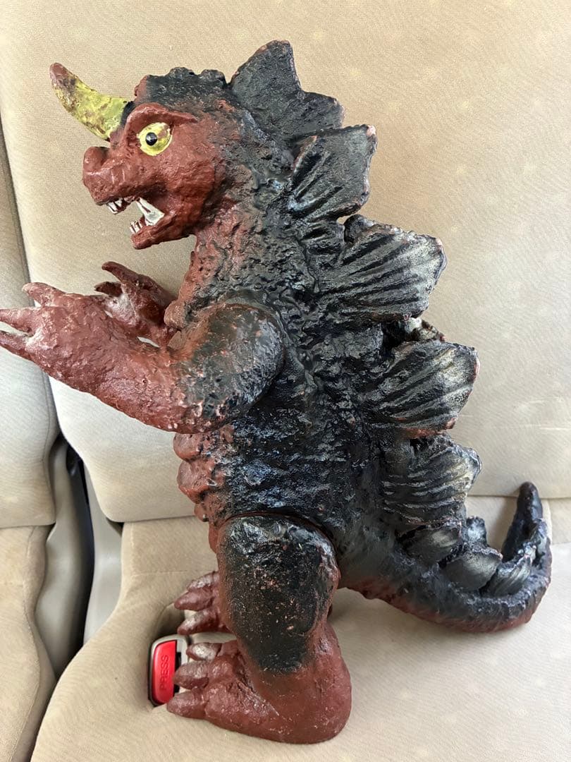 当時物　マルサン　キングゴジラ　ソフビ　オリジナル　パチ　怪獣　ブルマァク　恐竜